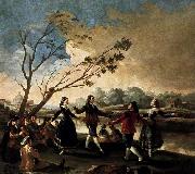 Francisco de goya y Lucientes Dance of the Majos at the Banks of Manzanares Spain oil painting artist